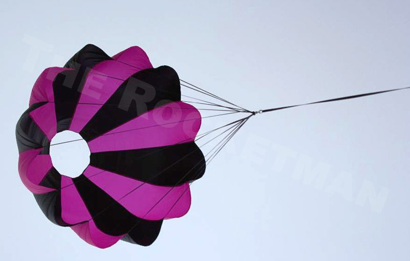 Rocketman 5Ft. Nylon Rocket Parachute - Standard Low-Porosity 1.1 Ripstop For High-Altitude Recovery