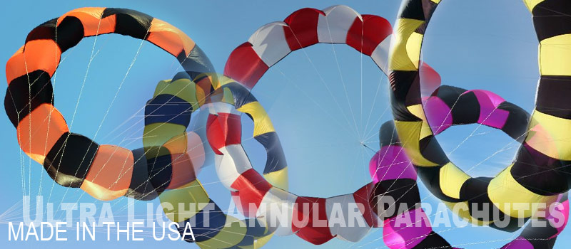 Rocketman 4ft Ultra Light Annular Parachute 