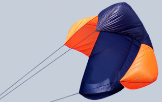 Rocketman 3ft Star PolyConical Parachute 